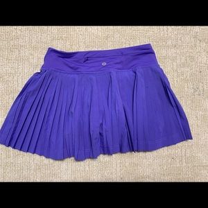 Lululemon Size 2 Purple Pleated Tennis Skirt